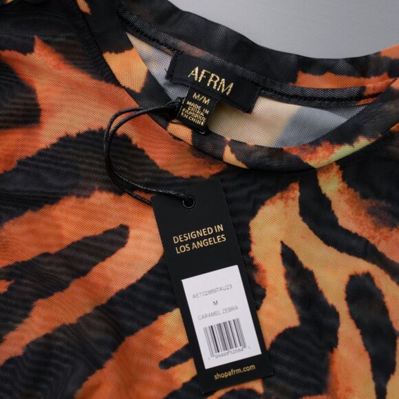 AFRM - Kaylee Caramel Zebra - Picture 2 of 2